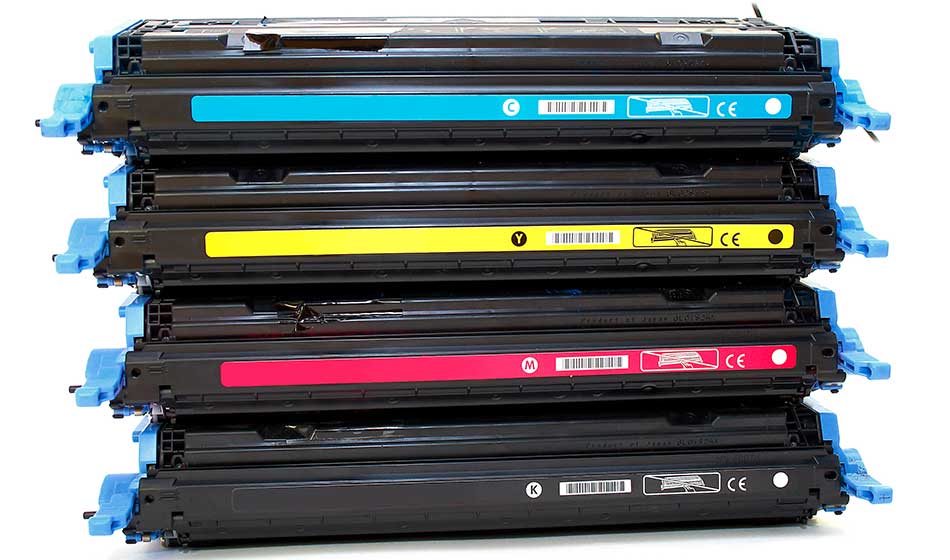 Four cartridges for laser printers